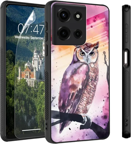 Vista 21 de Funda para Motorola Moto Edge 2022, cubierta trasera de vidrio templado con protector de pantalla, protección a prueba de golpes para Motorola Moto