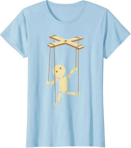 Vista 29 de Puppeteering - Camiseta de marionetas Ventrílocuo de tiriteros, Negro, S