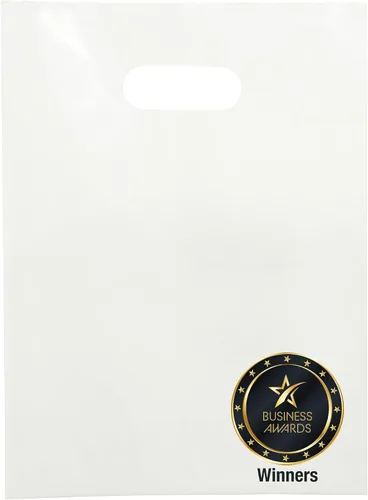 Vista 30 de Choice Marts Bolsas de mercancía 100 negras 9"x12" Tamaño 1.5Mil de grosor con asas Glossy Black Retail Bags. Convenient Carry Handles. Ideal For