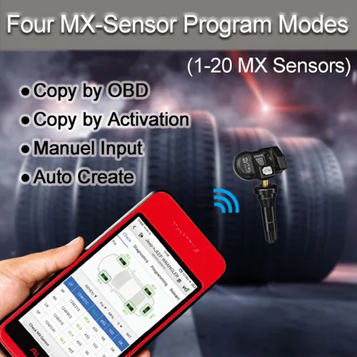 Vista 4 de Herramienta de programación Autel TPMS MaxiTPMS ITS600 Lectura/Activa/Relearn TPMS Sensor Sensor MX Sensor AutoVIN VINscan