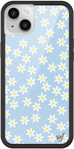 Vista 18 de Fundas Wildflower - Compatibles con Apple iPhone 14 Plus Parachoques protector negro, certificado de prueba de caída de 4 pies, propiedad