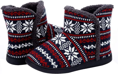 Vista 3 de mujeres felpa polar botín zapatillas invierno espuma memoria interior zapatillas mujeres al aire libre botas zapatos