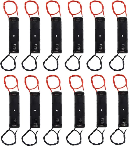 Vista 7 de Estuche con AA batería Negro con conductor de cable