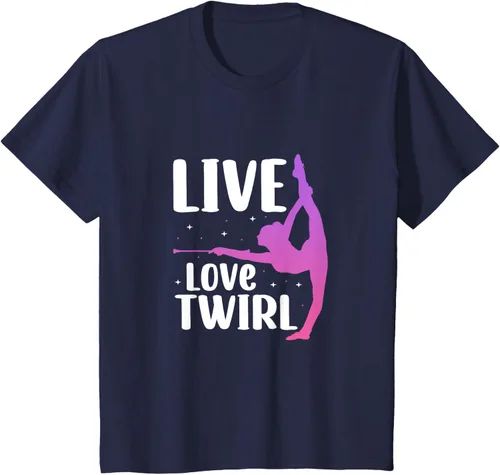 Vista 56 de Camiseta Twirl Baton Twirling Twirler Majorettes, Negro