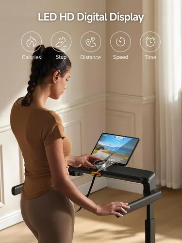 Vista 9 de WalkingPad Cinta de correr plegable, plegado vertical inteligente