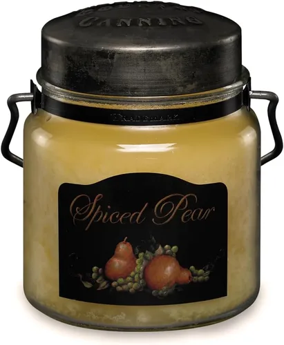 Vista 39 de McCall’s Candles Cocina de la Abuela Vela perfumada de 16 oz Hecha en EE. UU. Frasco rústico vintage con asa de transporte Fragancia