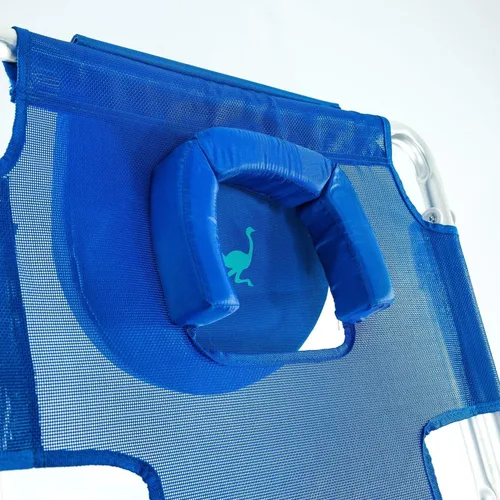 Vista 6 de Ostrich 3N1 - Silla de playa reclinable de 5 posiciones con marco de aluminio ligero (paquete de 3)
