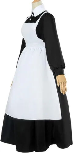 Vista 2 de Disfraz de anime de The Promised Neverland para mujer, diseño de Isabella Krone, cosplay, uniforme de campo para Halloween
