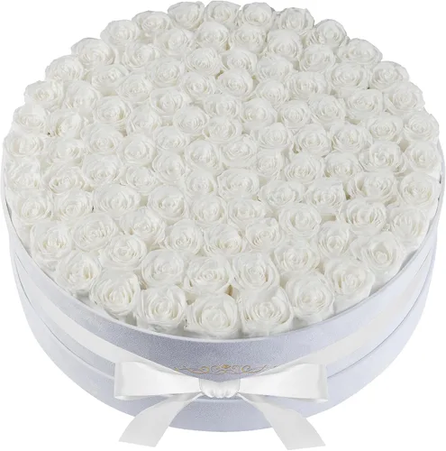 Vista 9 de Perfectione Roses 27 Rosas en una Caja, Rosa del Día de la Madre, Flores Preservadas para Ella, Flores para Entrega, Regalos de Cumpleaños