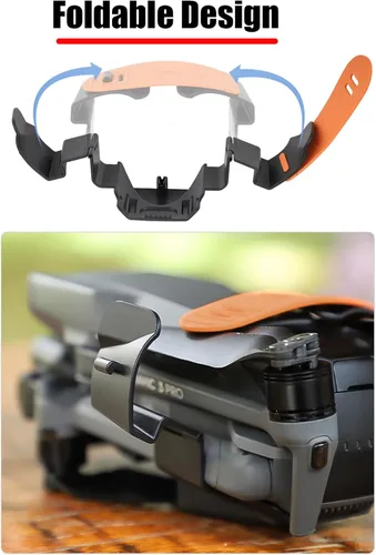 Vista 4 de Mavic 3 Soporte de hélice para DJI Mavic 3/Mavic 3 Pro Cámara Drone Accesorios, Hélices de silicona Protector Protector Estabilizador Cubierta