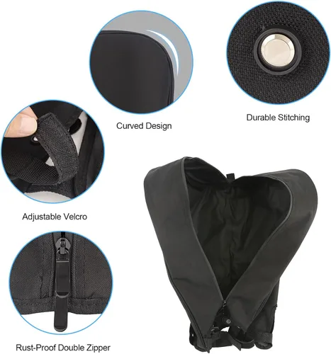 Vista 3 de Funda impermeable para bolsa de golf, cubierta de lluvia para bolsa de golf, cubierta de lluvia para bolsa de golf, se adapta a casi todas