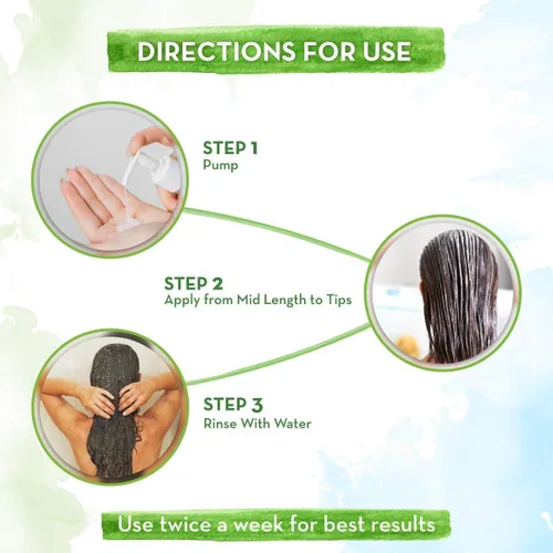 Vista 6 de Mamaearth Acondicionador de cebolla Anti pérdida de cabello y crecimiento del cabello con aceite de coco Acondicionador orgánico profundo