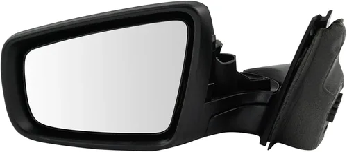 Vista 169 de TRQ Espejo plegable con calefacción eléctrica del lado del conductor con indicador de punto ciego pintura a juego negro liso compatible con Kia