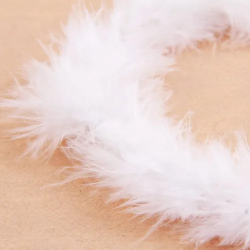 Vista 4 de Nishine Paquete de 2 alas de ángel de plumas blancas para recién nacidos, juego de diadema para bebé, cosplay, niñas, disfraz de fotografía