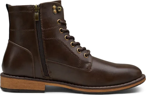Vista 2 de Vostey Men's Motorcycle Boots Business Waterproof Ankle Boots Casual Oxford Boots for Men