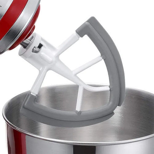 Vista 4 de Batidor Flex Edge para batidora KitchenAid de cabezal inclinable de 4.5/5 cuartos, batidor con doble borde de silicona, pala para mezcladora