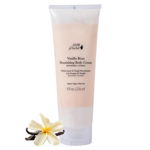 Vista 11 de 100% PURE Crema corporal nutritiva loción de naranja sanguina lujosa hidratación y reposición botánica para la piel seca, hidratante