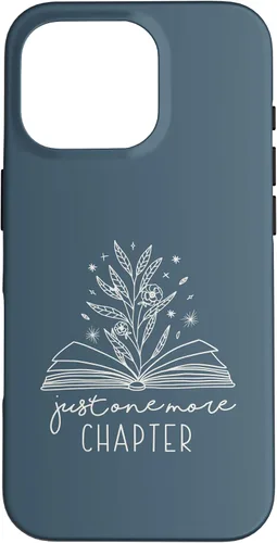 Vista 20 de Just One More Chapter - Carcasa para iPhone 17 (azul pizarra)
