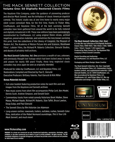 Vista 2 de The Mack Sennett Collection, Vol. One Blu-ray