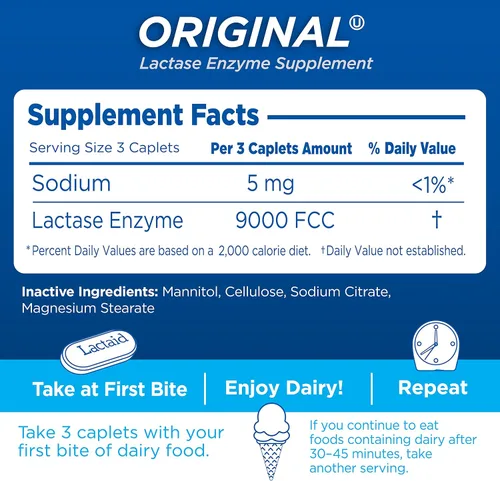 Vista 5 de Suplemento Lactaid Fast Act, 300450080028, Originales, 1, 1