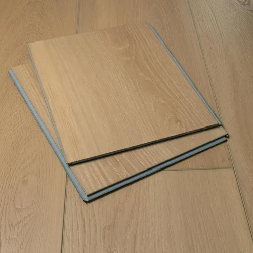 Vista 13 de Muestra de corte de 12" de suelo de tablón de vinilo de lujo Instalación DIY con clic, capa de desgaste de 40 mil, LVP resistente al agua y a
