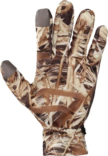 Vista 4 de AUSCAMOTEK Guantes de camuflaje de caza de pato para hombres con dedos para pantalla táctil