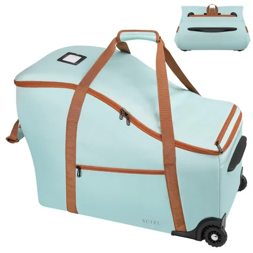 Vista 8 de Bolsa de viaje para asiento de coche infantil SCTEL Compatible con Doona, asiento de coche y base, Chicco Keyfit 35 y base, bolsa de viaje Doona
