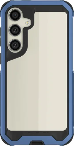 Vista 70 de Ghostek Atomic - Funda delgada para Galaxy Z Flip 4, parte trasera de aramida con parachoques de aluminio rojo, funda protectora de doble capa a