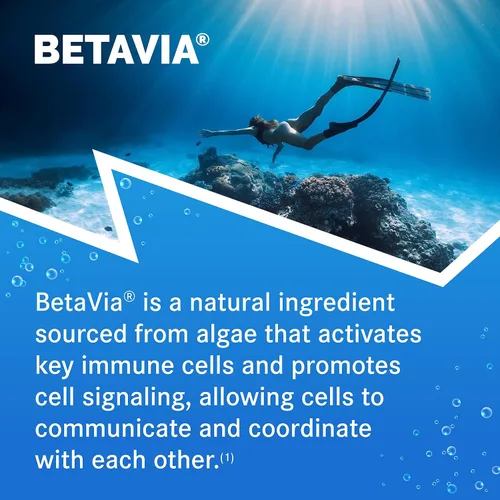 Vista 5 de Emergen-C Immune+ Apoyo Inmunológico de Triple Acción en Polvo, BetaVia (R), 1000 mg de Vitamina C, Vitaminas B, Vitamina D y Antioxidantes, Súper