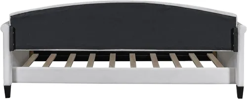 Vista 7 de Merax - Sofá cama de tamaño doble moderno de lujo con botones capitoné, marco de sofá cama de tamaño doble tapizado, sofá cama para dormitorio, sala