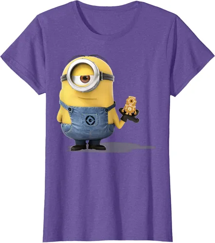 Vista 24 de Camiseta Despicable Me Minions Holding A Ginger Bread Minion Retrato Pequeña
