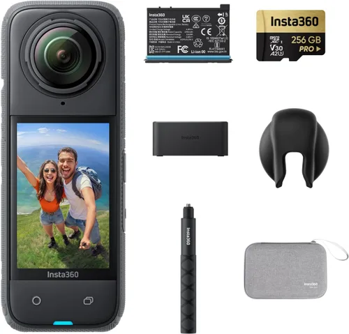 Vista 22 de Insta360 X4 Kit de Construcción - Cámara de construcción 360°, video HDR 360 de 8K30fps, foto de 72MP, lapsos de tiempo de 11K, compatible