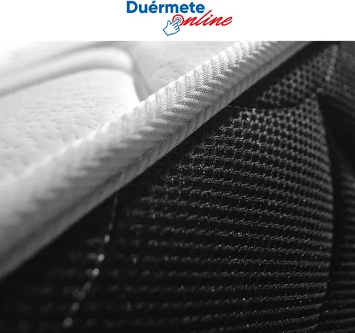 Vista 4 de DUÉRMETE ONLINE - Paquete completo de ahorro de cama con colchón de espuma viscoelástica Visco Pocket + base de listones anchos + patas roscadas
