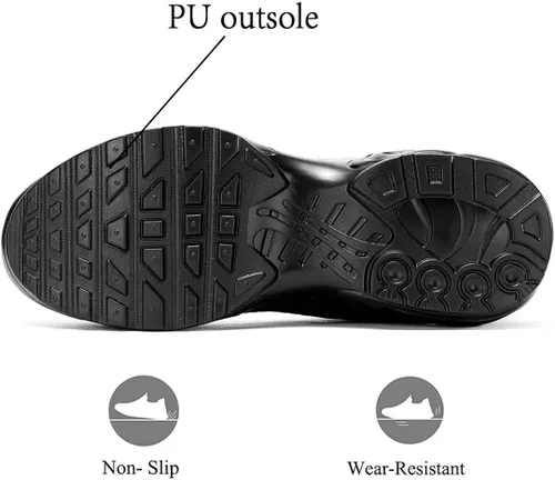 Vista 4 de Kapsen Men's Air Running Shoes Lightweight Breathable Walking Shoes Non Slip Fashion Sneakers Mesh Workout Casual Sports Shoes
