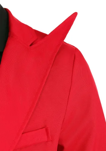 Vista 4 de Disfraz de diablo rojo para adulto Multicolor