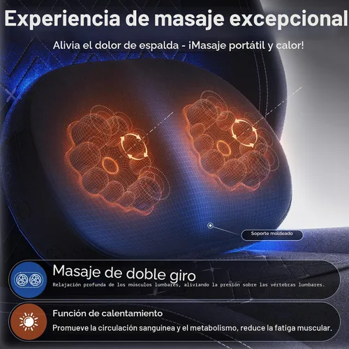 Vista 4 de Dowinx Silla de Juegos con Soporte Lumbar de Masaje con Calentamiento, Sillas de Tela Grandes y Altas para Adultos con Reposapiés, Silla de Juego