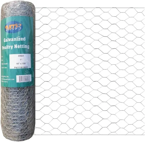 Vista 9 de MTB 20GA - Alambre hexagonal galvanizado para aves de corral, 12 pulgadas x 25 pies x 1 pulgada