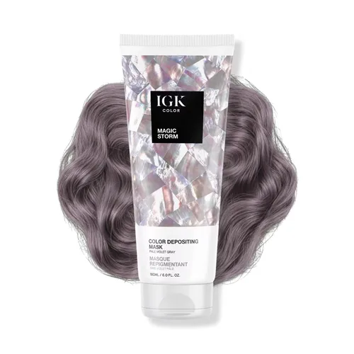 Vista 22 de IGK - Máscara de depósito de color A La Plage Boosts Shine & Enhances Blonde Tones, Refreshes Color, Conditioning Treatment, Vegan + Cruelty-Free