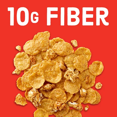 Vista 6 de Fiber One Honey Clusters Cereal de desayuno, cereal de fibra hecho con grano entero, 17.5 onzas