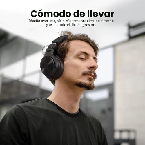 Vista 7 de OneOdio Studio Max 1-20MS Auriculares inalámbricos DJ de baja latencia, tiempo de reproducción de 120 horas, audio de alta resolución /LDAC