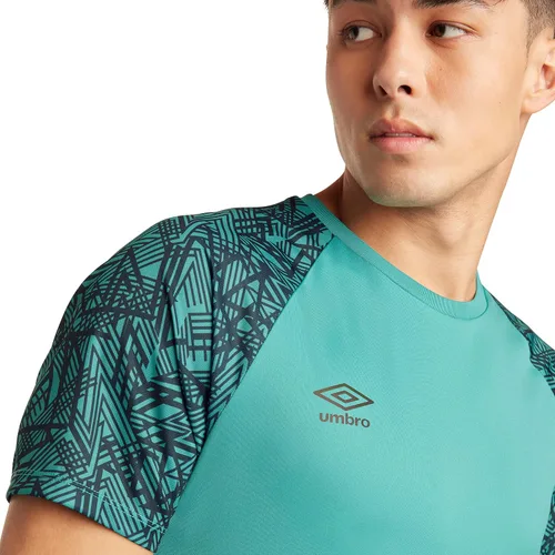 Vista 4 de Umbro Camiseta de manga gráfica de entrenamiento profesional para hombre