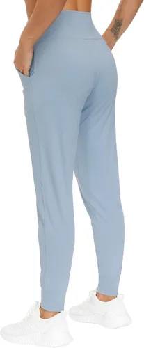 Vista 3 de THE GYM PEOPLE - Pantalones deportivos ajustados para mujer, ligeros, para entrenamiento, yoga, correr y descanso