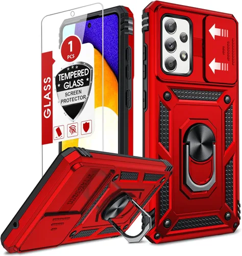 Vista 262 de LeYi Funda para Moto G Stylus 2022 4G (no compatible con 5G), funda para Moto G Stylus con 2 protectores de pantalla, funda protectora de grado Oro