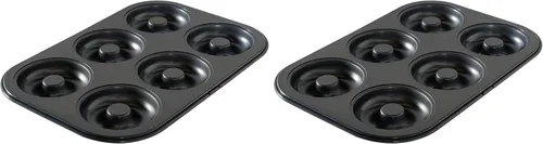 Vista 4 de Nordic Ware Molde para rosquillas de 6 cavidades, metal
