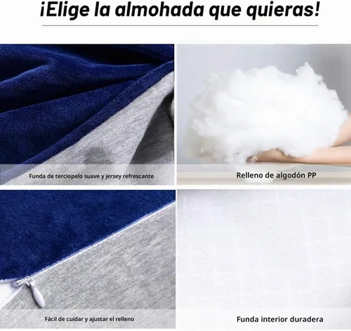 Vista 3 de MOON PINE Almohada de embarazo de 60 pulgadas, almohada desmontable en forma de U de cuerpo completo para apoyo de maternidad, almohada de dormir