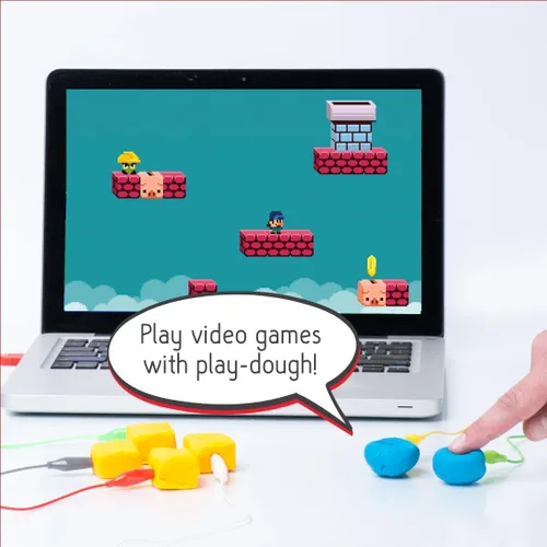 Vista 7 de Kit STEM Makey Makey de Joylabz, Kits Científicos Educativos, Miles de Actividades de Ingeniería y Programación de Computadoras, Diversión Práctica