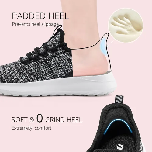Vista 4 de STQ Slip Ins - Zapatos sin cordones para mujer, para caminar, manos libres