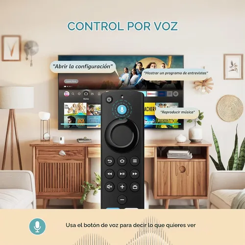 Vista 11 de Mando a distancia de repuesto para televisores inteligentes FireStick/Cube Negro