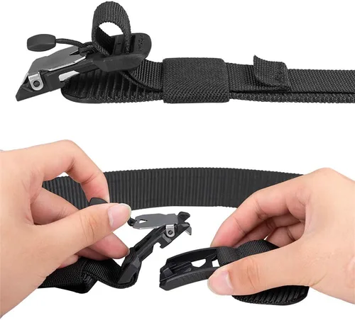 Vista 3 de EXCELLENT ELITE SPANKER Cinturón táctico militar con hebilla magnética de liberación rápida para hombres