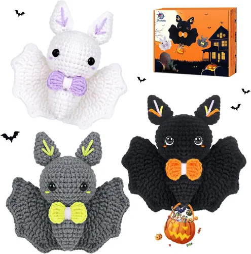 Vista 11 de Kit de ganchillo Crochetta para principiantes, kit de ganchillo para principiantes para adultos con videotutoriales paso a paso, kits de animales